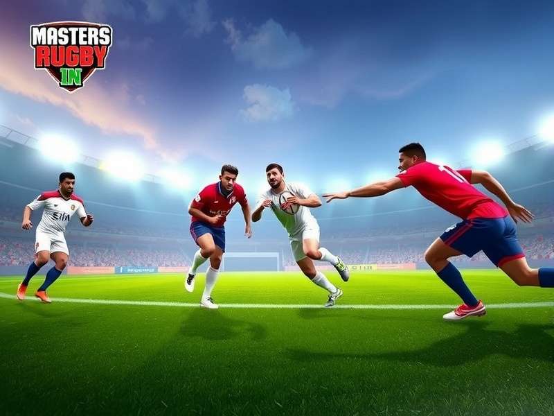 Masters Of Rugby IN gameplay screenshot showing rugby action